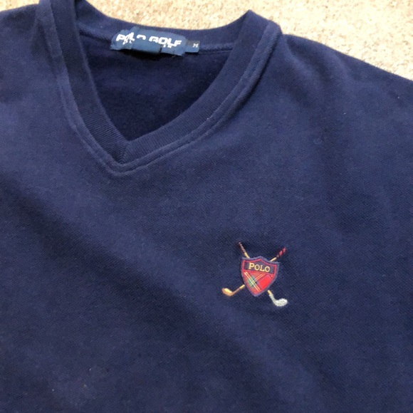 Ralph Lauren Polo Golf V neck sweater. Size medium - Picture 2 of 3